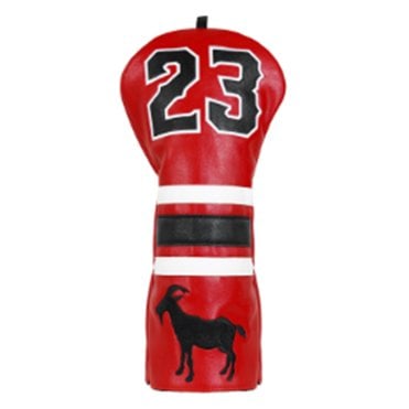 Red & Black #23 Goat Driver Headcover