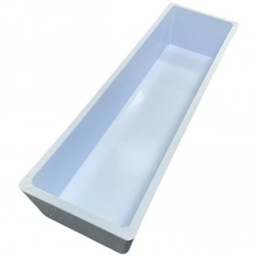 Reusable No-Seal HDPE epoxy Resin Mold 17x4.25in (Coasters)