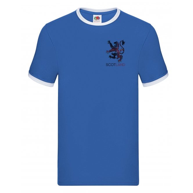 Gamola Golf Scotland Rampant Lion Shirt Royal