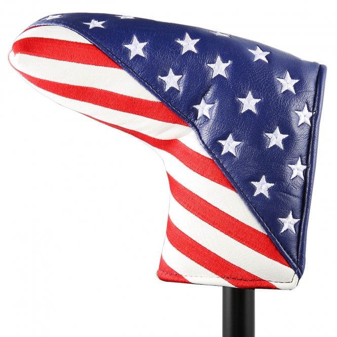 Gamola Golf USA Flag PU leather Blade Putter Headcover