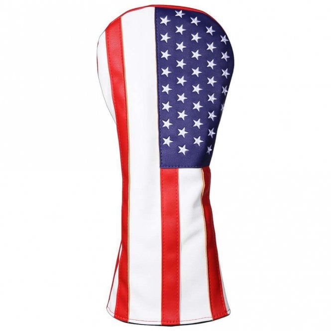 Gamola Golf USA Flag PU leather Driver Headcover