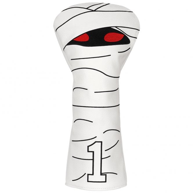 Gamola Golf White Bandage Mummy Driver Headcover