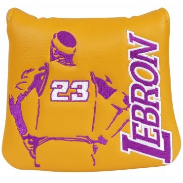 Yellow #23 Basketball Spider Mallet Putter Headcover