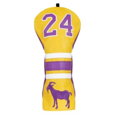 Yellow & Purple #24 Goat Driver Headcover