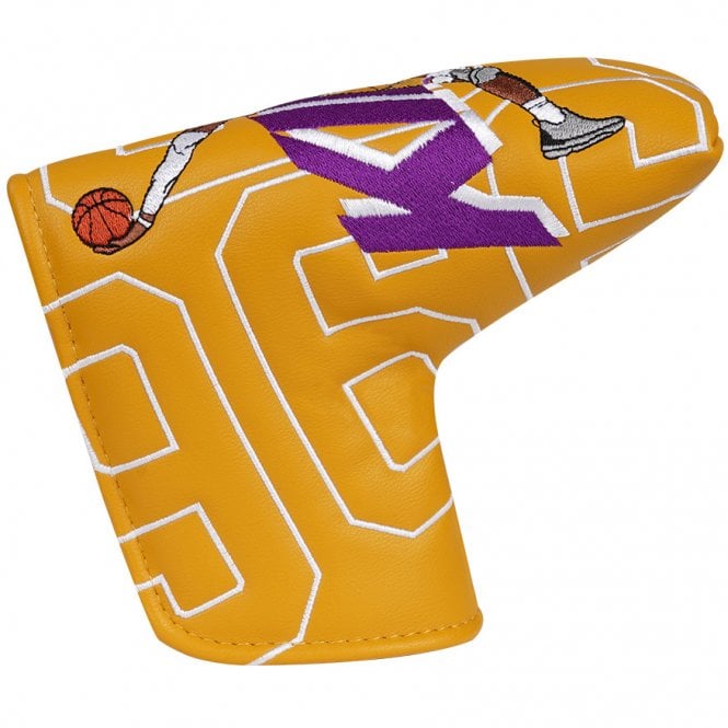 Gamola Golf Yellow/Purple King Basketballer Blade Putter Headcover