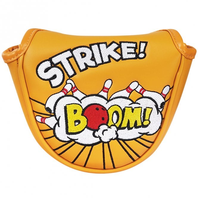 Gamola Golf Yellow Strike Bowling Boom Mallet Putter Headcover