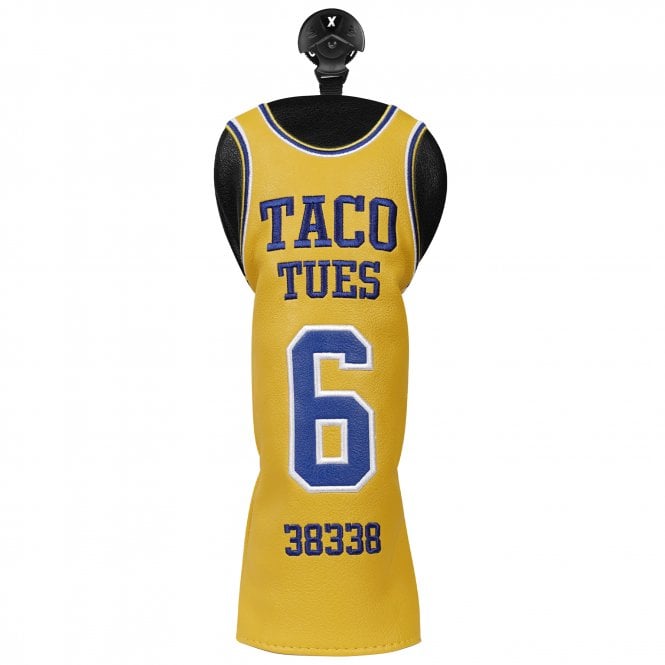 Gamola Golf Yellow Taco Tues Basketball Top #6 Fairway Headcover