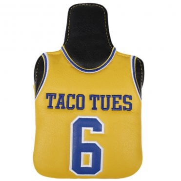 Yellow Taco Tues Basketball Top #6 Spider Putter Headcover
