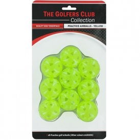 GOLFERS CLUB COLLECTION AIRSTREAM YELLOW BALL 9 PACK