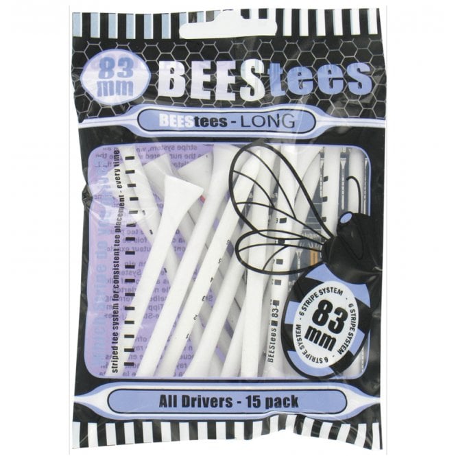 Golfers Club Collection  BEES TEES 83MM  WOOD SMALL PACK