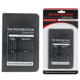 GOLFERS CLUB COLLECTION DELUXE C/H WITH HANDICAP CHART