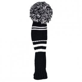 Pom Pom Headcover - Black/White - Driver