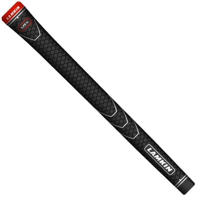 Lamkin  Mens Ut+ Standard - Black/Red Golf Grip