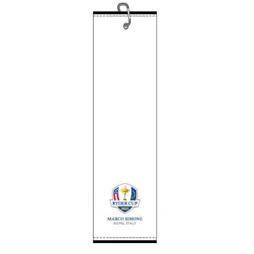 Level4 2023 Ryder Cup Logo Tri Fold Waffle Towel - White