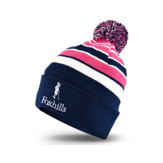 Level4 LINEAR STRIPE BOBBLE HAT - CUSTOM