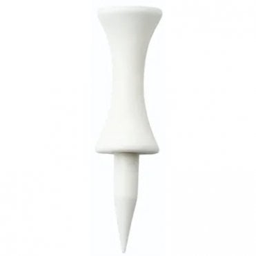 20 Pack White 32mm Graduated Castle Tee