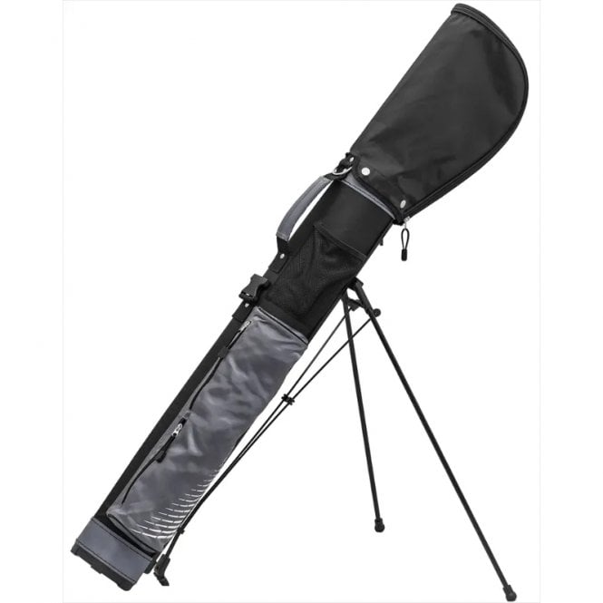 Longridge  5 Travelite Stand Bag - Black/Silver