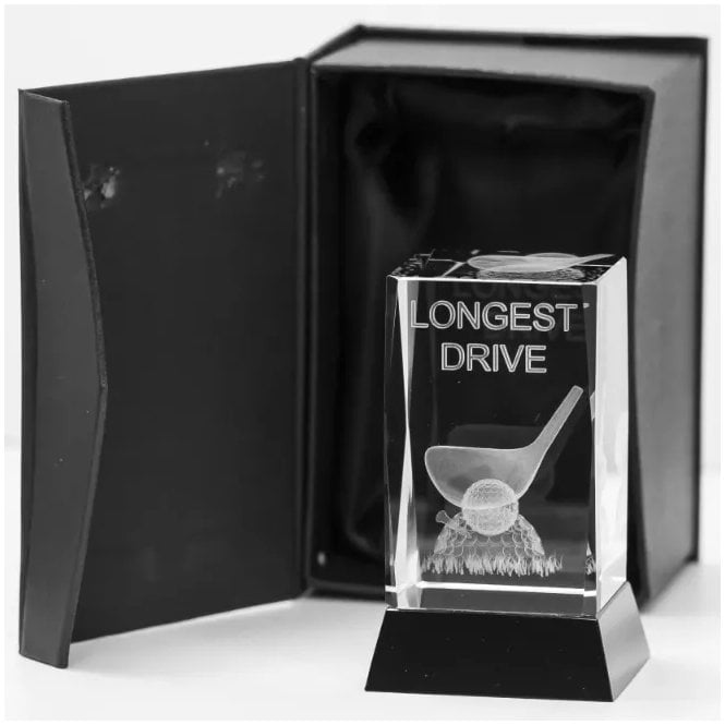 Longridge  Longest Drive Crystal Trophy - 95mm
