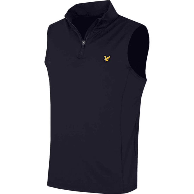 Lyle & Scott Golf Core Quarter Zip Midlayer Dark Navy