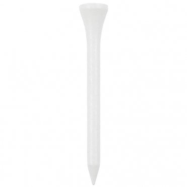 3 1/4 White Bamboo Tees x 1000