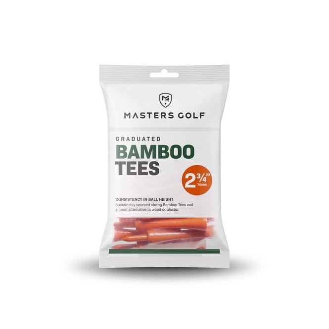 Masters Bamboo Graduated Tees 2 3/4 Bag 20 Orange