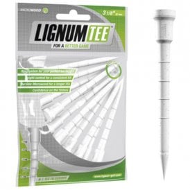 Lignum Tee 3 1/8 Pack 12 White