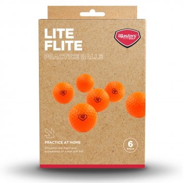 Masters Lite-Flite Foam Balls 6pk - Orange