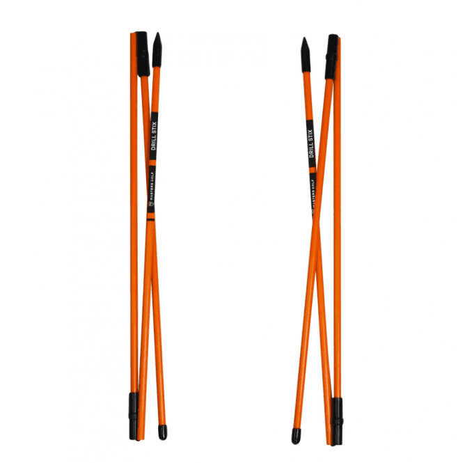 Masters Tri fold Drill Stix Training Aid (45cm Folder) - Orange