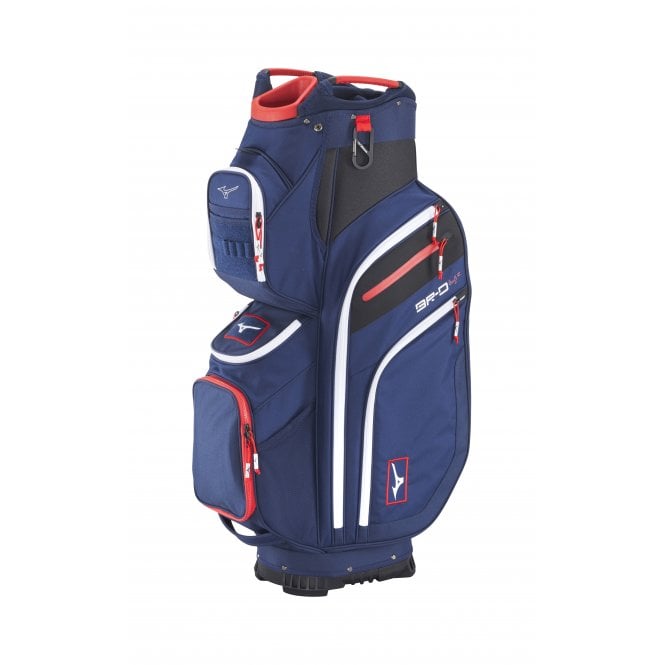 Mizuno  2025 BR-D4 Cart Golf Bag - Navy/Red