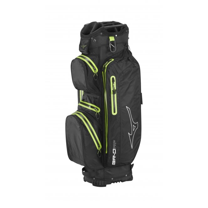 Mizuno  2025 BR-DRI Cart Golf Bag 25 - Black/Green