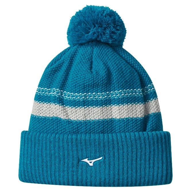 Mizuno  Breath Thermo Pom Pom Hat - Enamel Blue