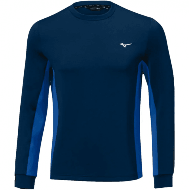 Mizuno  G-Style Long Sleeve Crew Neck  2.0 Estate Blue