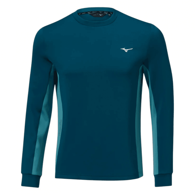 Mizuno  G-Style Long Sleeve Crew Neck  2.0 Sailor Blue