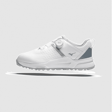 Mizuno Hazard Enerzy Boa Golf Shoes - Snow White/Citadel
