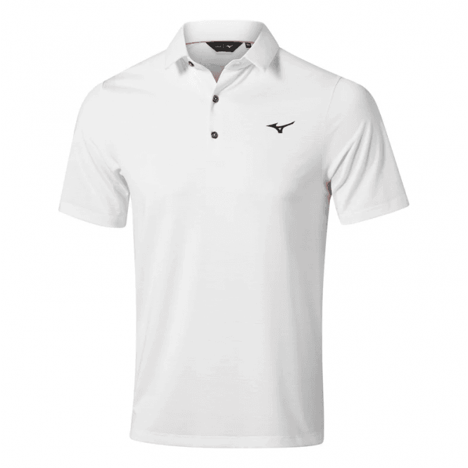 Mizuno  Meridian Short Sleeve Polo - White