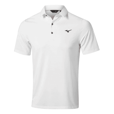 Mizuno Meridian Short Sleeve Polo - White