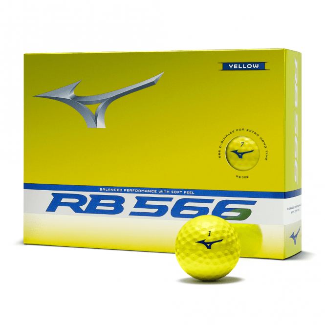 Mizuno  RB 566 (1 Dzn) Golf Balls - Yellow