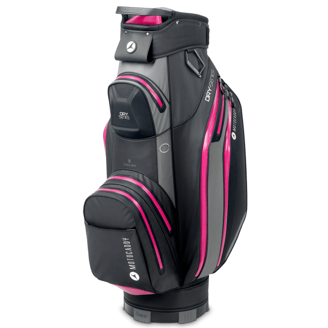 Motocaddy  2025 DRY SERIES CART BAG - CHARCOAL/FUCHSIA