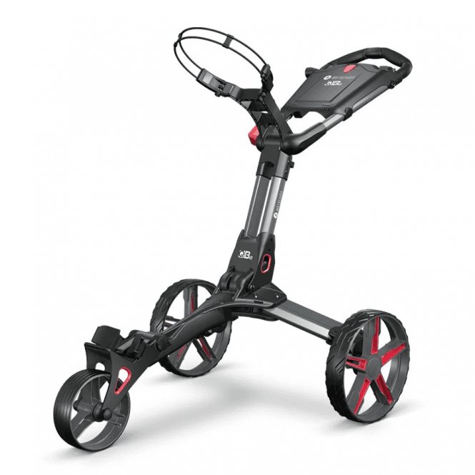 Motocaddy  2025 QB2 PUSH 3 Wheel Push Golf Trolley - RED