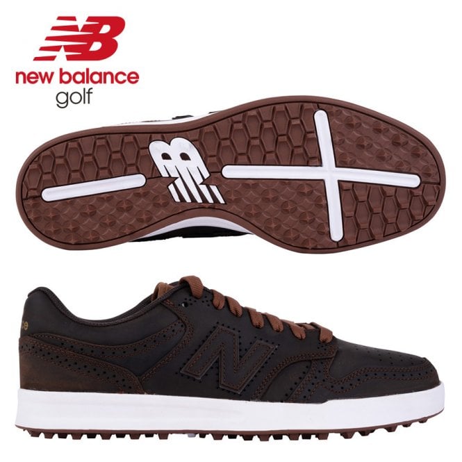 New Balance  480 Golf SL Brown Leather Golf Shoes