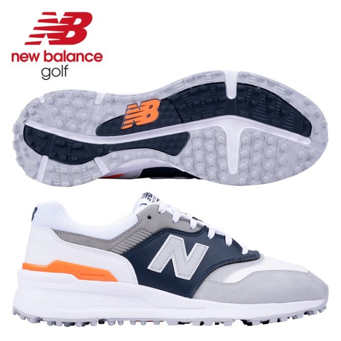 New Balance  997 SL Grey/White Golf Shoes
