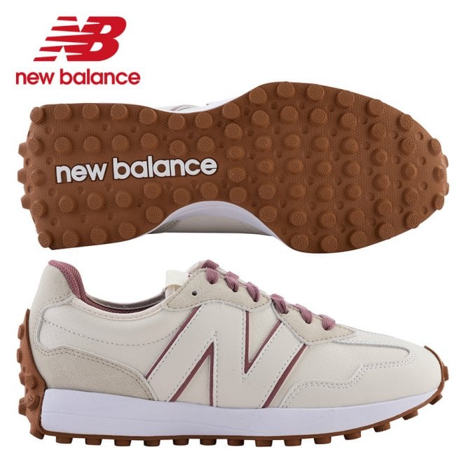 New Balance  Women's 327 Brown Spikeless Golf Shoes