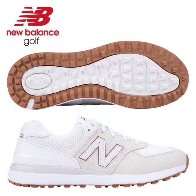 New Balance  Women's 574 Greens v2 Seashell Golf Shoes