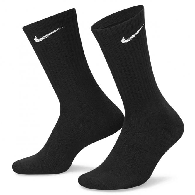 Nike  Everyday Cushioned Crew Socks (6Pk) BLACK/WHITE