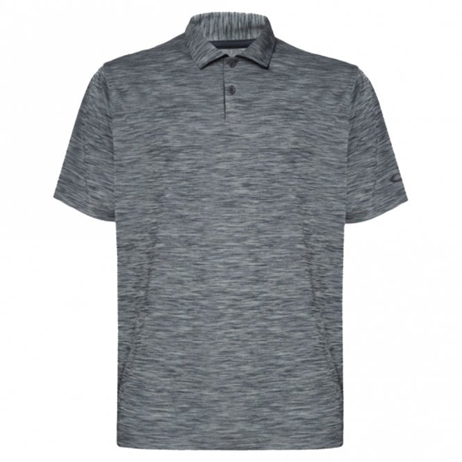 Oakley AERO HYDROLIX POLO SHIRT BLACKOUT HTHR