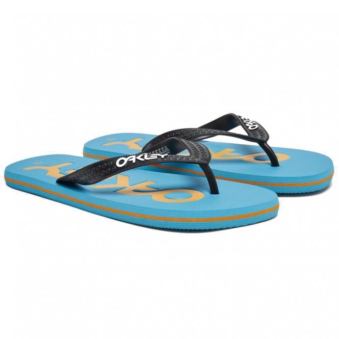 Oakley  COLLEGE FLIP FLOP - BRIGHT BLUE/AMBER YELLOW