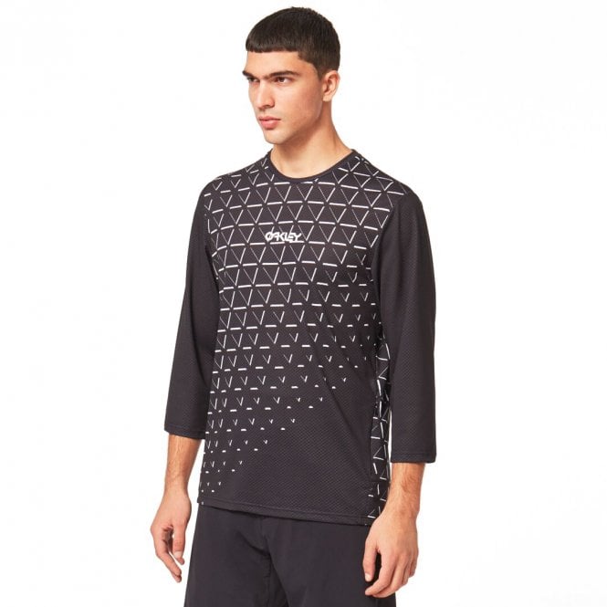 Oakley  FLOW 3/4 JERSEY Cycling - Blackout