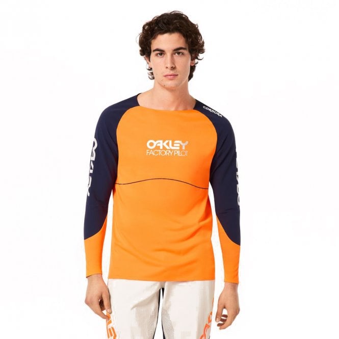 Oakley  Maven Scrub LS Jersey MTB - Orange/Blue