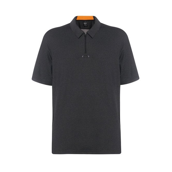 Oakley  PERF ELLIPSE GOLF POLO SS - Jet Black Heather