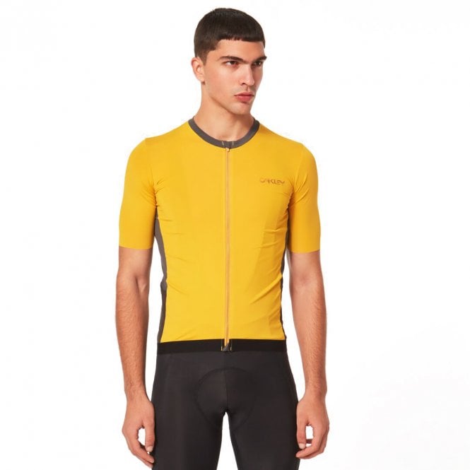 Oakley  POINT TO POINT JERSEY Cycling - Amber Yellow